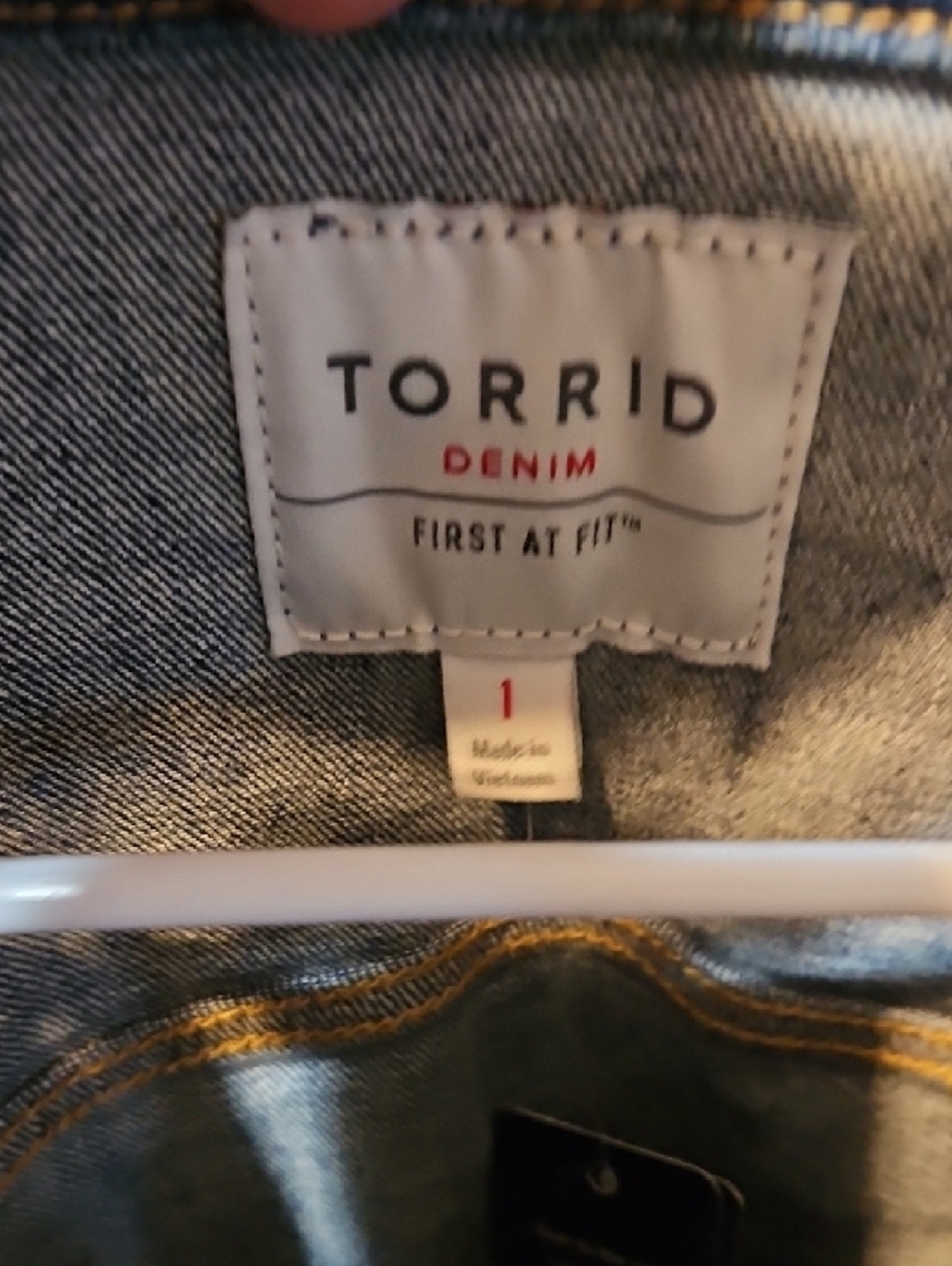 torrid Blue Denim Jean Jacket - Picture 6 of 8